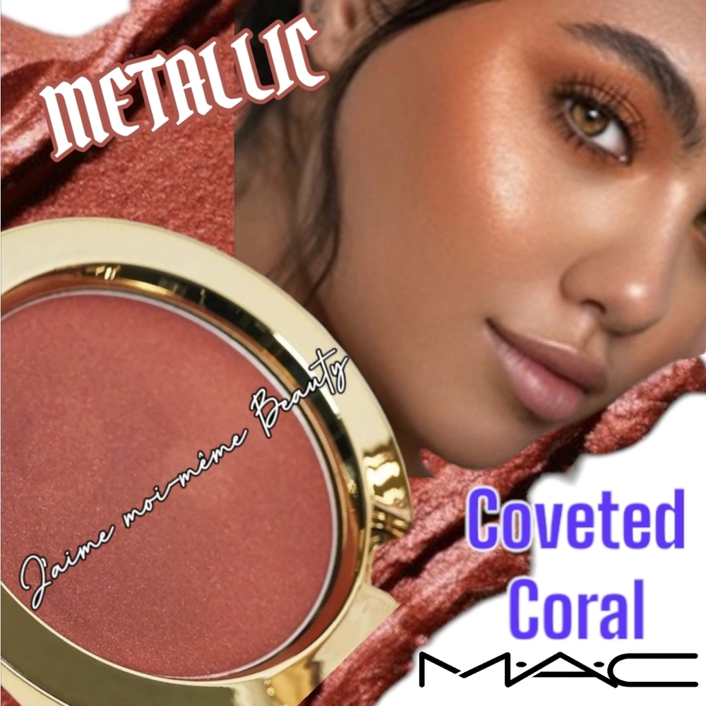 MAC Limited Edition Metallic Cream Blush- COVETED CORAL
